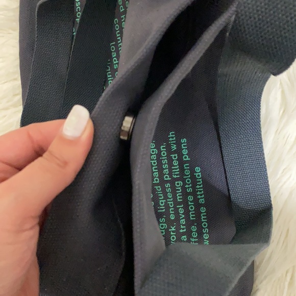 Figs Canvas Tote Charcoal - Picture 5 of 8